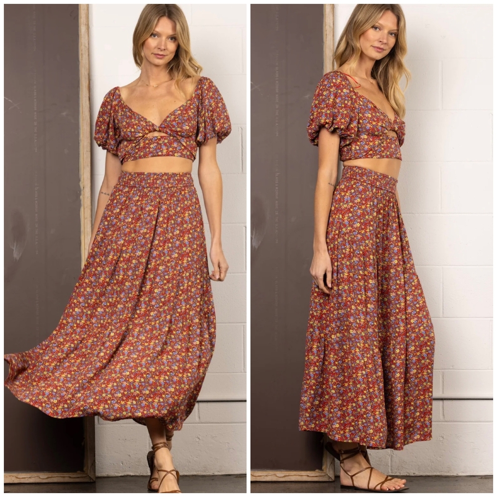SHOP NEIGHBOR By In The Begging Chic 2-Piece Maxi Skirt Set - Picture 4 of 7